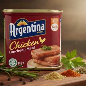 Argentina Brand Halal Chicken Luncheon Meat Canned 340g