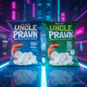 Regent Uncle Prawn Authentic Prawn Crackers Original | Sour Cream Flavours