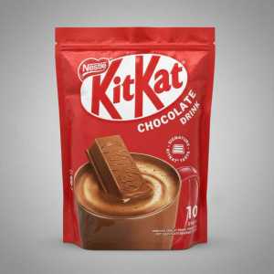 Nestlé Kitkat hot Chocolate Drink Powder - 10/33g Resealable Pouch