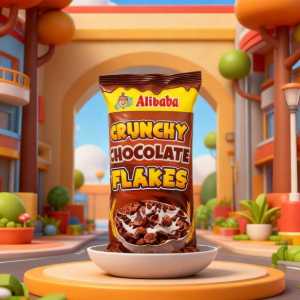 Alibaba Crunchy Chocolate Flakes x6