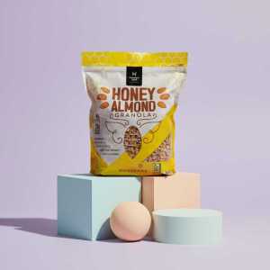 Member's Mark Honey Almond Granola, 907g Bag Whole Grain, Non-gmo