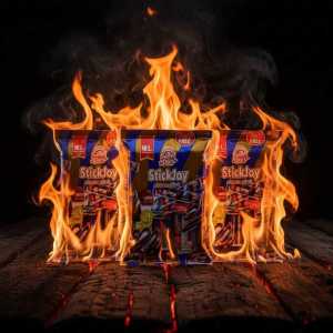 W.l. Foods Sweet Joy Stickjoy Choco Stick 135g Bag(3Packs) - Chocolate Coated  Sticks