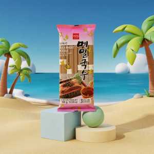 Wang Korean Buckwheat Noodles (memil-guksu), 10.58 Oz (300g), 3 Servings