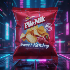 Pik-nik Sweet Ketchup Flavored Shoestring Potato Snack Bag