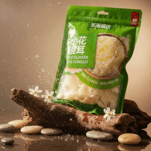 Dried Little Flower White Fungus and Dried Wakame Seaweed - Dehydrated Asian Pantry Staples