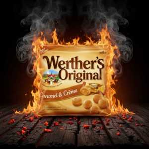 Werther's Original Caramel & Crème Hard Caramels with Soft Filling