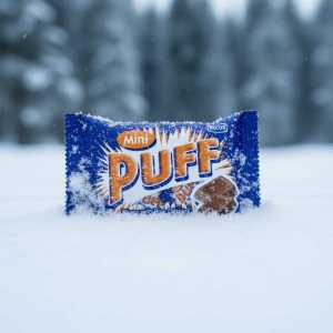 Ricor Mini Puff Chocolate with Rice Crispies - 3x120g (approx. 30 Pieces)