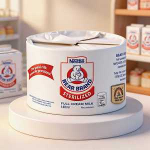 Bear Brand Sterilized Full Cream Milk  x3- 140ml