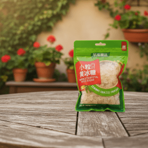 Huahai Shunda Mini Multicrystal Yellow Rock Sugar - Small Grain Traditional Chinese Ice Sugar