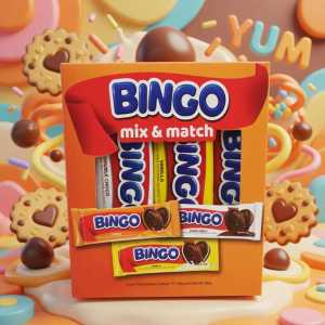 Bingo Mix & Match Chocolate Bars Variety Pack - Double Choc & Vanilla Assortment