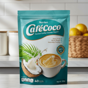 Nutricost Cafécoco Coconut Coffee Creamer Powder 200gg Dairy-free & Non-dairy with Mct Oil,40 Servings