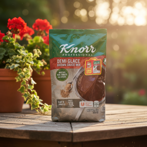 Knorr Professional Demi Glace Brown Sauce Mix - 1kg Bag, Yields