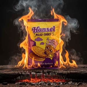 Hansel Milky Cookie Soft Cookie Sandwich - Choco-hazelnut Flavor