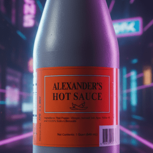Alexanders Hot Sauce 946ml• Made with high-quality ingredients