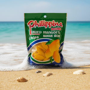 Philippine Brand Dried Mango Chips - Tropical Sweet Fruit Snack