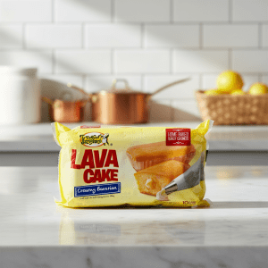 Lemon Square Creamy Bavarian Lava Cakes - 10 Count