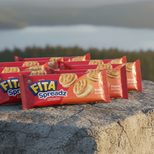 Fita Spreadz Butter Cream Cracker Sandwich Multipack - 10 Individual Packs - Pack of 10